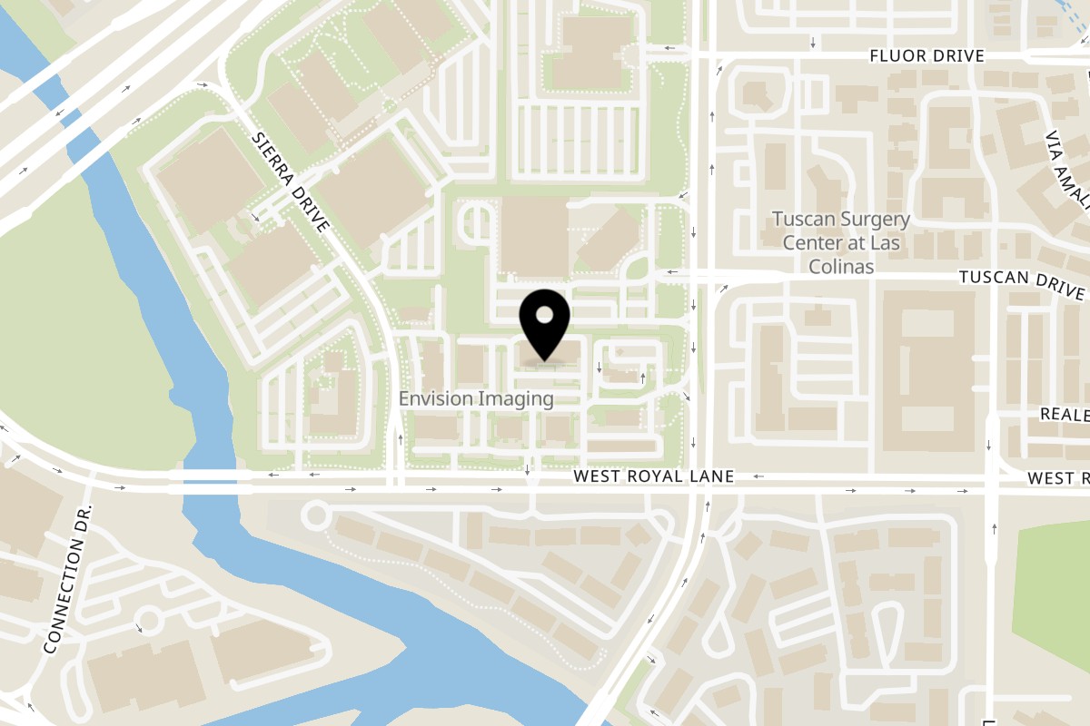 Map showing the location of Ehab Mediterranean Buffet - Austin Irving on 825 West Royal Lane in Irving