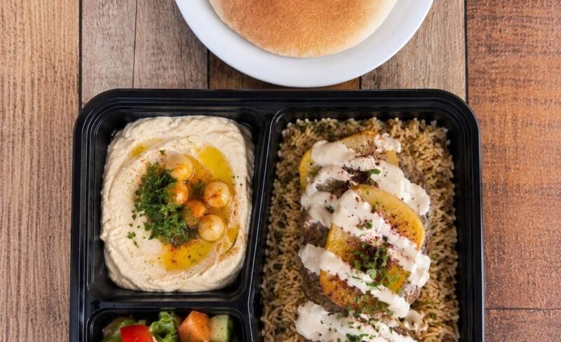 Kafta with Tahini Plate Kafta with Tahini Plate at Ehab Mediterranean Buffet